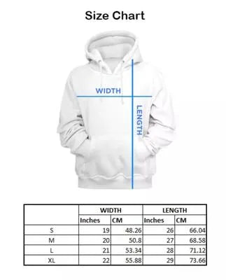 1 Pc  Fleece Printed Hoodie