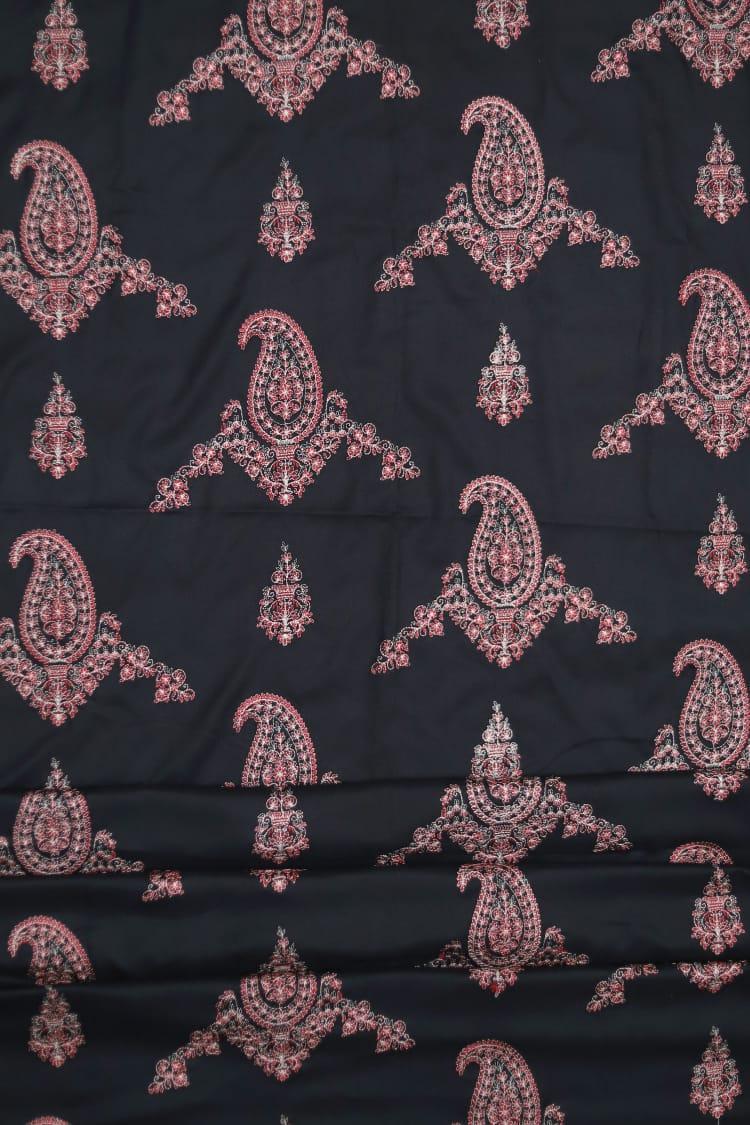 3 Pcs Women unstitched Embroidered suit